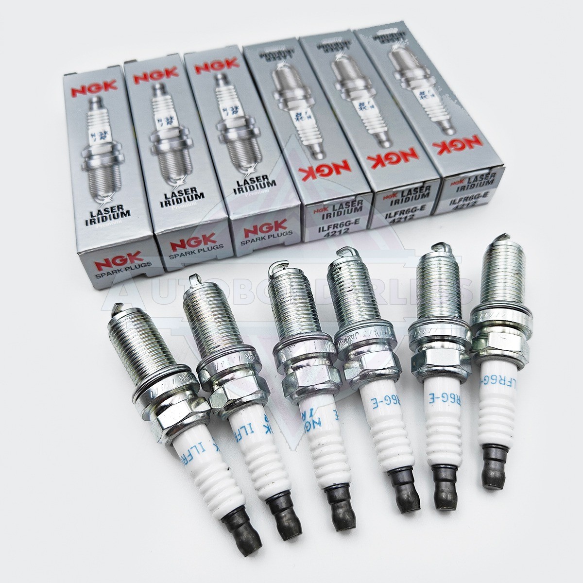 NEW 6PCS NGK 4212 ILFR6G-E Laser Iridium Spark Plugs for FGR8MQI BM0006613