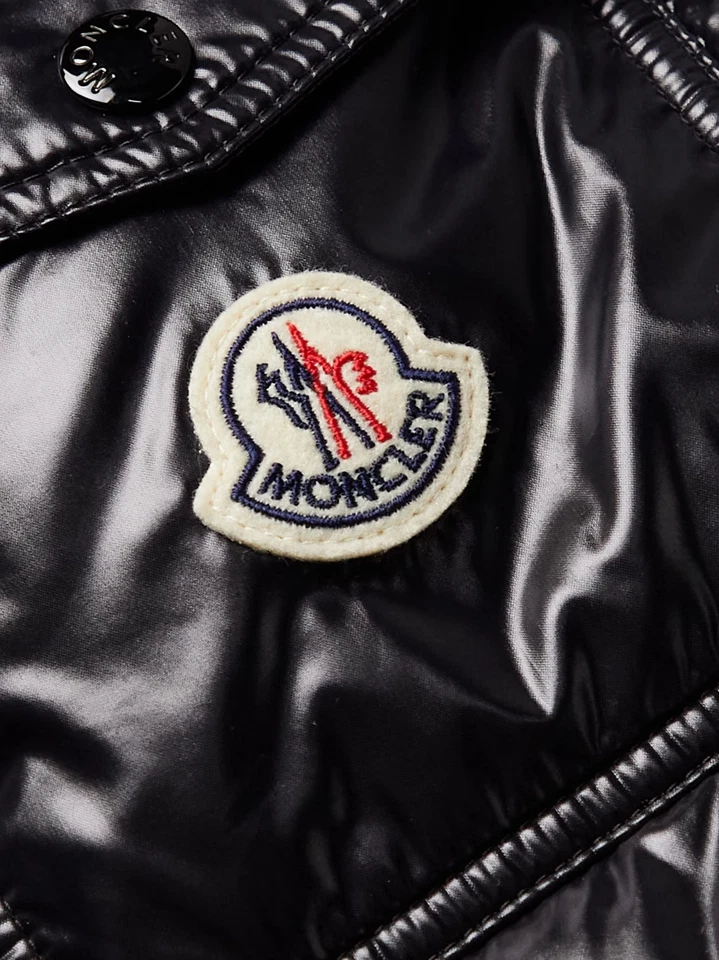 正品 Moncler 男式黑色羽绒玛雅夹克 — 第 2/4 张图片