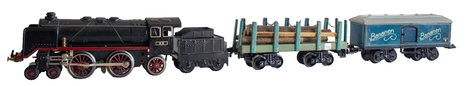 1930's Large Karl Bub (KBN) 0-gauge Clockwork Freight Train Set - Image 2 of 4