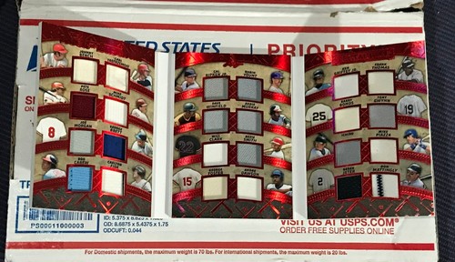 2025 Leaf Spectacular Holo Red Book of Baseball 24-Player GU Relics 1/2 Booklet - Picture 11 of 11