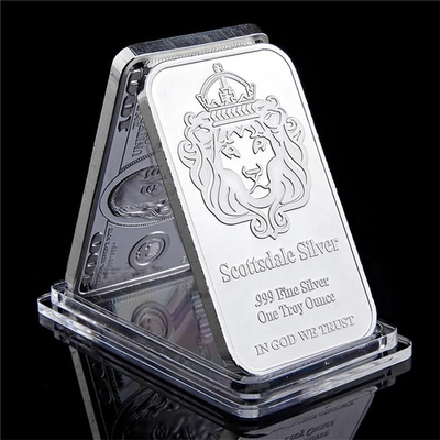 #ad Scottsdale Silver 999 Fine Silvers One Troy Ounce 1 Bars Bullion Decoration $8.54