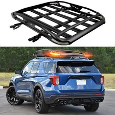 200lbs 55 Aluminum Roof Rack Cargo Top Carrier Basket Holder For Ford Explorer