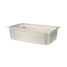 Winco SPJH106PF 20 4/5" x 12 4/5" x 6" Perforated Steam Pan Full Size