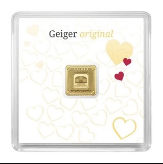 Geiger 24k .999 Gold Bar 1g “Love” Capsule Edition