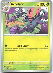 Accelgor 009/086 Scarlet & Violet - White Flare Uncommon
