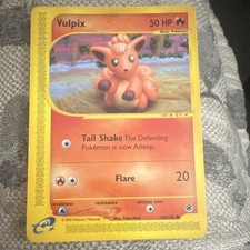 Pokémon Vulpix TCG Expedition Base Set Card 136/165 Regular Common on eBay