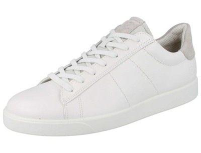 ECCO Street Lite M Herren Sneaker weiß Glattleder