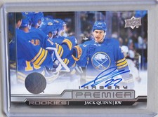 Jack Quinn Buffalo Sabres RW 2023-24 Upper Deck Premier Imagery Rookies Auto /99
