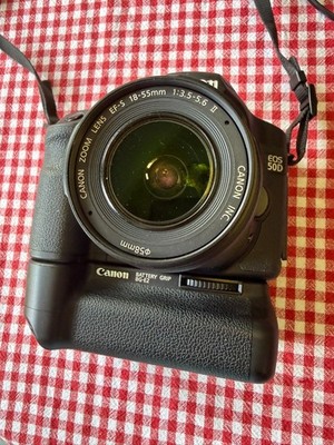 Canon EOS 50D with 18-55 lens and many extras
