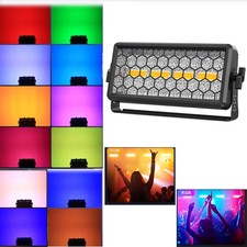 180W COB LED Wall Wash Light RGB Effects DMX512 Sound Active Master Slave Xmas