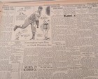JUNE 18, 1937 NEWSPAPER PAGE #2150- WILLIS HUDLIN, CLEVELAND INDIANS BASEBALL ⚾ — photo 3