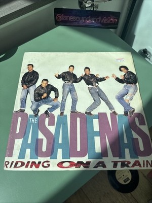 The Pasadenas - Riding On A Train / A Little Love  (CBS -12  Single