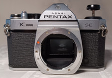 Vintage Pentax K 1000 SE 35 MM Camera BODY ONLY EUC