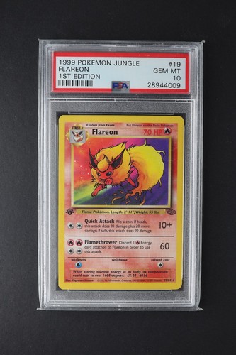 Flareon (1st Edition) graded PSA 10 for sale on eBay