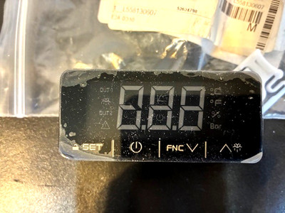 Franke Digital Temperature Display/Controller CFA- NEW- Part #19017525