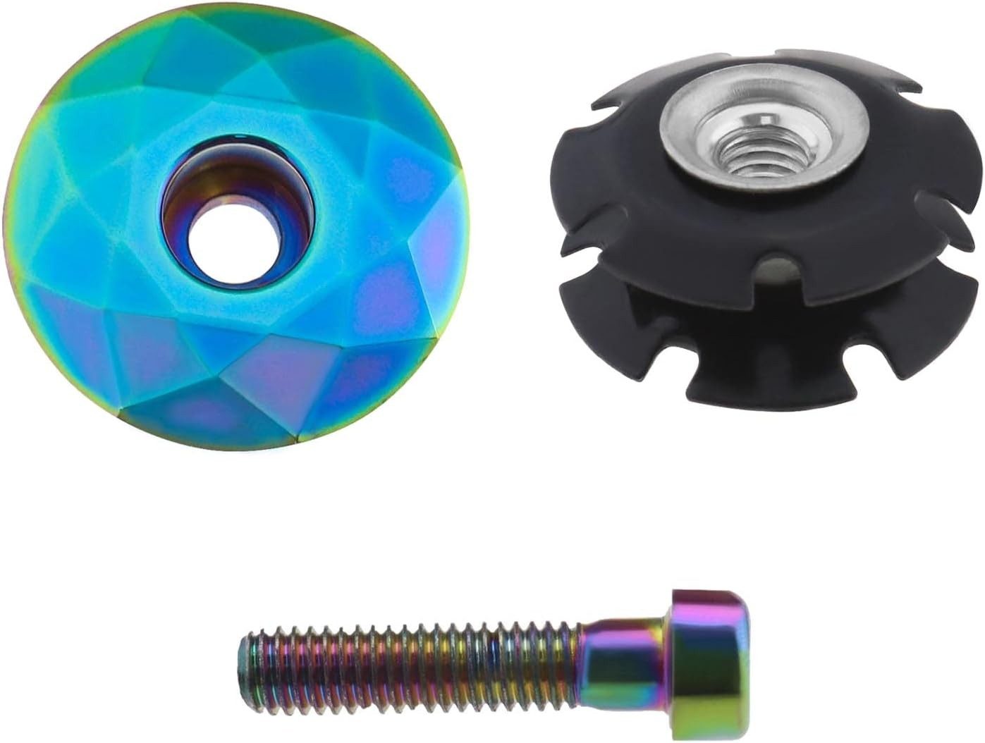 Bicycle Headset Cap Aluminium Alloy Mountain Bike Front Fork Stem Top Cap Bowl