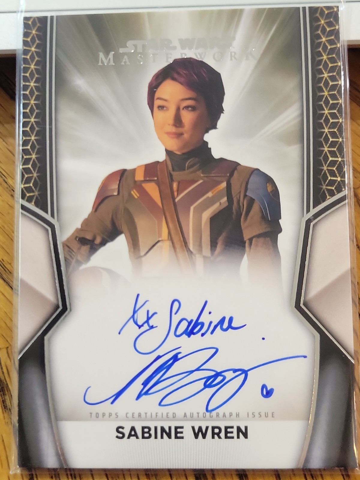 2025 Topps Star Wars Masterwork Sabine Wren auto Natasha Liu Bordizzo