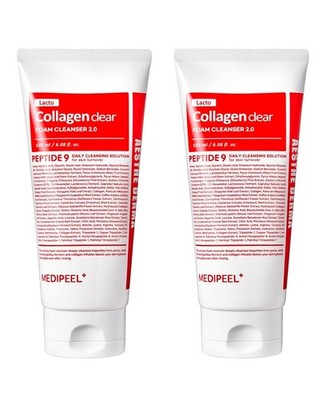 MEDI-PEEL Collagen Clear Foam Cleanser 2.0 /3 Types (180ml x 2pcs) K-Beauty
