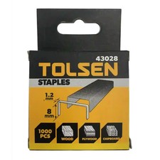 Staples 1.2 x 8mm – BULK PACK 10 X Pack of 1000 (10,000 Total) Tolsen