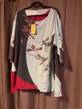 CITRON SANTA MONICA MULTI COLOR SIZE 3X NEW WITH TAGS