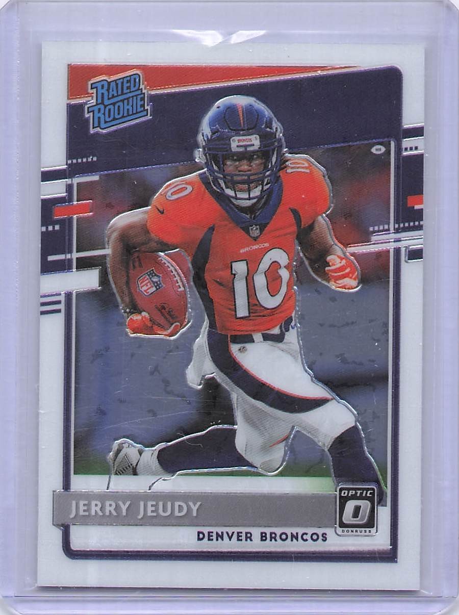 2020 Donruss Optic #157 Jerry Jeudy Rookie / Denver Broncos