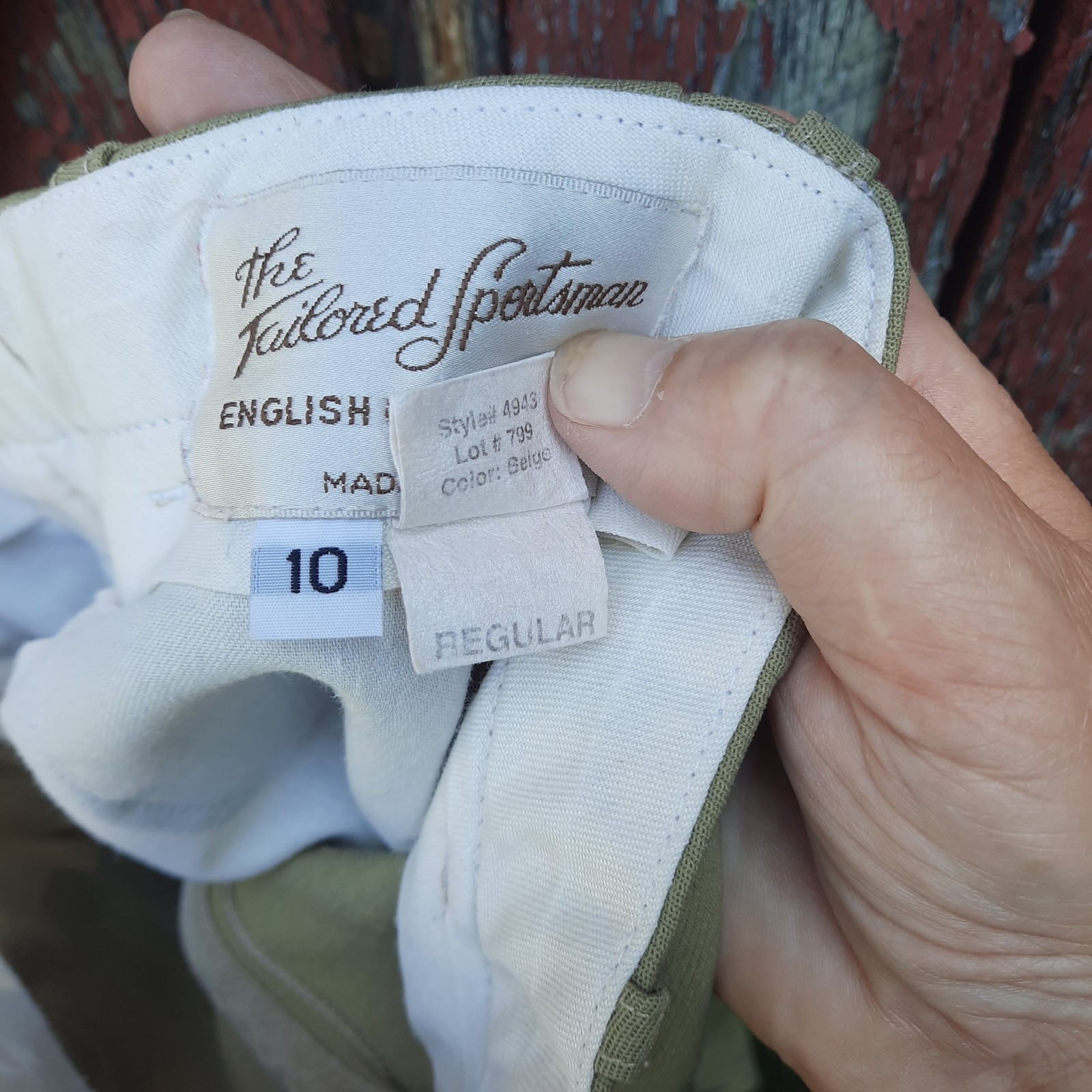 TAILORED SPORTSMAN  Style 4943 Kids Size 10 Classic Riding Pants Jods Beige