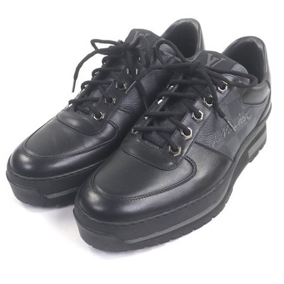 Excellent LOUIS VUITTON Low cut sneakers Harlem line Richelieu Damier