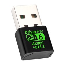 New WIFI 6 Mini USB Bluetooth Adapter Dongle Dual Band for Windows PC 11/10 US