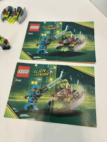 LEGO Space Lot: Alien Defender (7050)X2 & Alien Striker (7049)X2: Read Descrip!