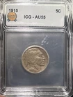 SASA 1915 Buffalo Nickel ICG AU55