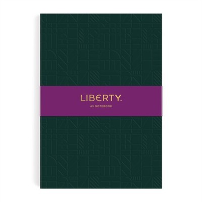 LIBERTY DARK GREEN TUDOR A5 EMBOSSED JOU by Galison Notebook / blank book