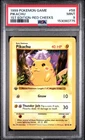1999 POKEMON BASE SET 1ST EDITION-RED CHEEKS #58 PIKACHU PSA 9