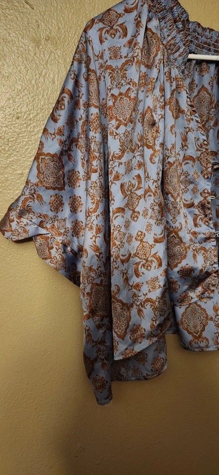 Juego de dormir Free people Intimately FP Misty Mornings azul talla mediana pierna ancha Foto 2 de 4