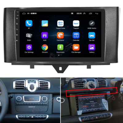 Autoradio für Mercedes Benz Smart 451 2011-2015 Android GPS Navi WIFI EQ BT SWC