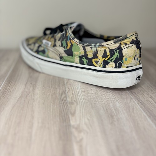 Vans x Toy Story Authentic Multi Print Black True White Woody Buzz SZ 7 W 5.5 M - Picture 16 of 24