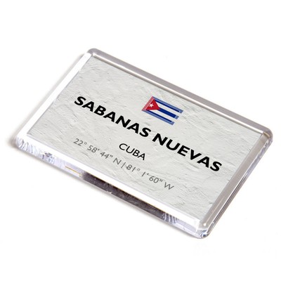 KÜHLSCHRANKMAGNET - Sabanas Nuevas - Kuba - Lat/Long
