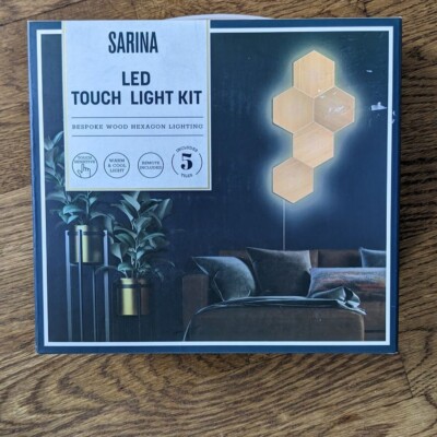 Sarina LED Hexagon Touch Light Kit