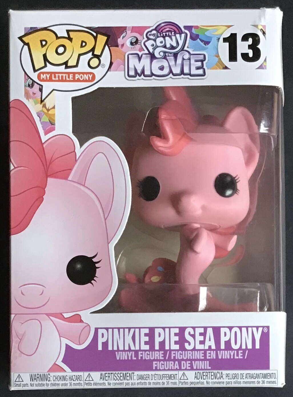 Funko Pop My Little Pony N° 13 Pinkie Pie Sea Pony Muy Buen Estado