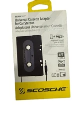 Scosche Decked Out Universal Cassette Adapter for Car Stereos New