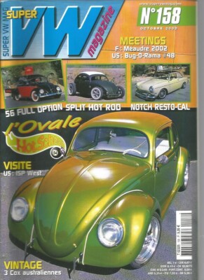 SUPER VW MAGAZIN NR.158 ISP WEST / 56 FULL OPTION / SPLIT HOT ROD / NOECH RESTPOSTEN