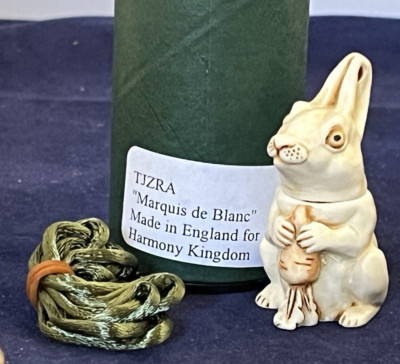Harmony Kingdom ~ MARQUIS DE BLANC ~ Rabbit ~ Pendant ~ UK Made ~ NIB ~ Signed