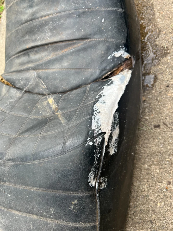 Kawasaki KZ400 KZ 400 1978 78 asiento doble sillín Foto 3 de 4