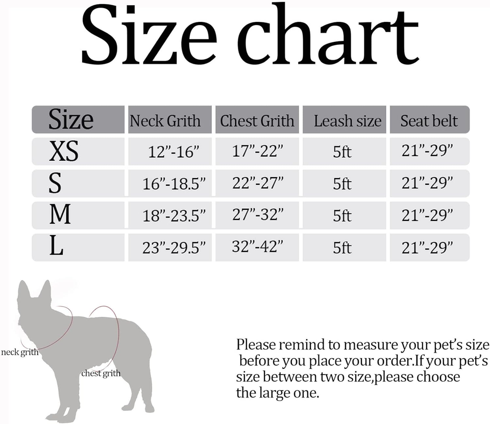 No Pull Dog Harness Reflective Vest Harness with Easy Control Handle