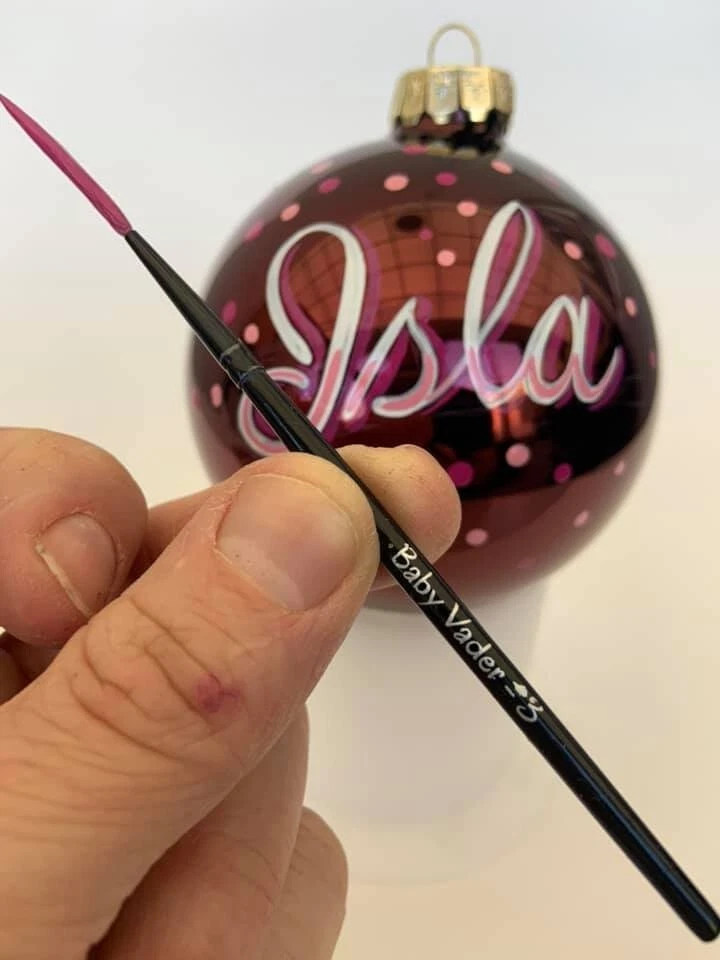 Von Dago's PROFESSIONAL # 3 CEPILLO DE DETALLES con Cabello Real Natural - "PRO'S KNOW" Foto 4 de 4