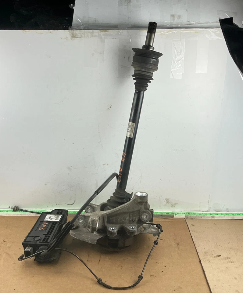 2009-2015 BMW 740i Rear Right Spindle Knuckle Drive Shaft Parking Actuator OEM — 第 3/4 张图片