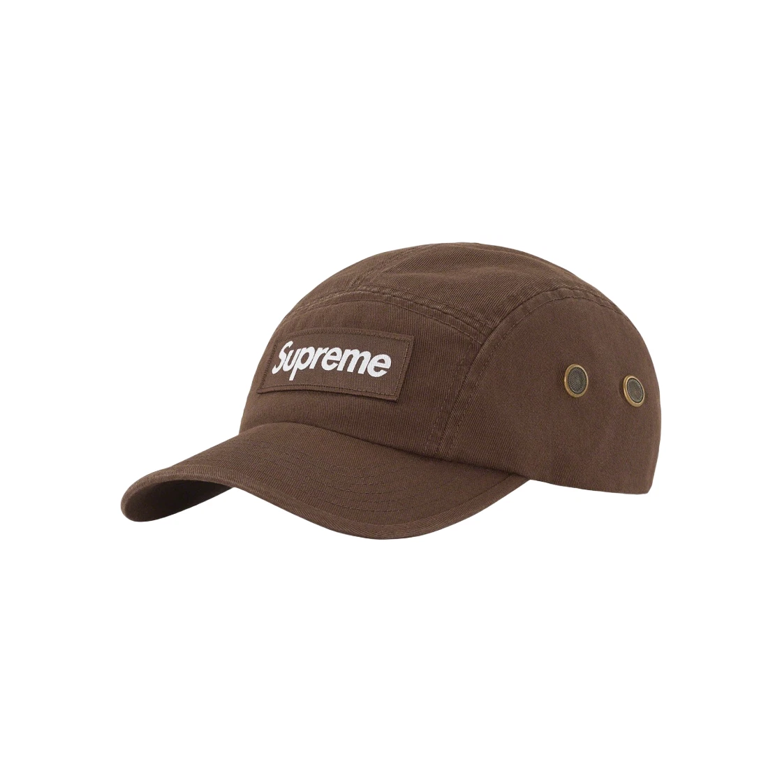 Casquette de camp militaire suprême marron   22FW  