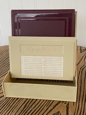 Vintage PC Flip n File 5.25 Inch Floppy Disk Diskette Folding Compact Storage