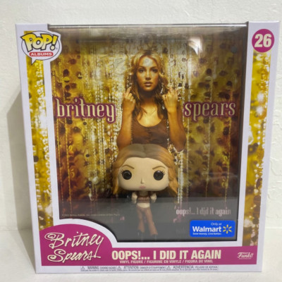 FUNKO POP ALBUMS OOPS I DID IT AGAIN!... BRITNEY SPEARS #26 WALMART EXCLUSIVE
