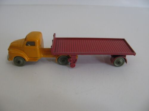 Dublo Dinky Toys Diecast Bedford Articulated Flatbed Truck w/ Gray Wheels #072 - Picture 1 of 9