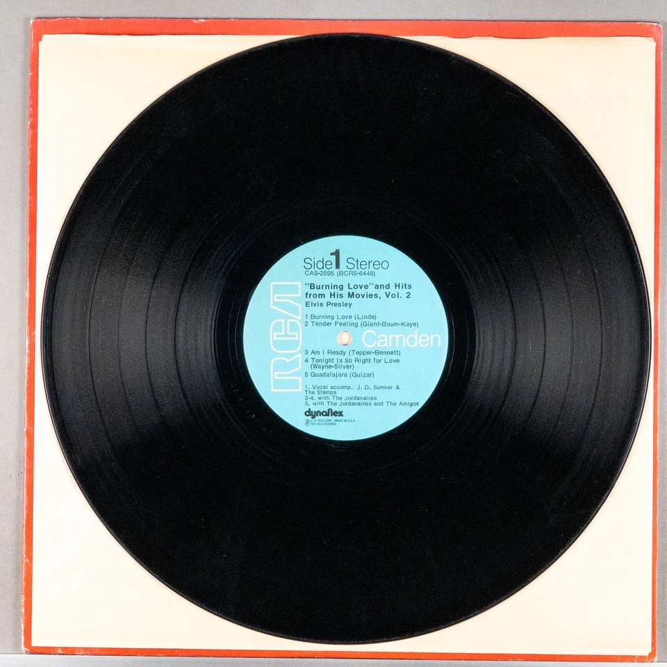 ELVIS PRESLEY Burning Love And Hits From His Movies Vol. 2 1972 VG+/VG+ CAS-2595 - Image 4 of 4